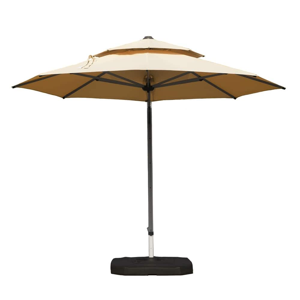 Round Cantilever Umbrella with Center Pole, (Base Not Included)