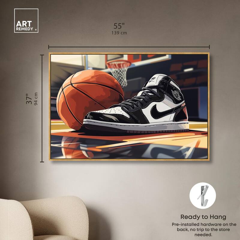 At the Court Canvas by Art Remedy
