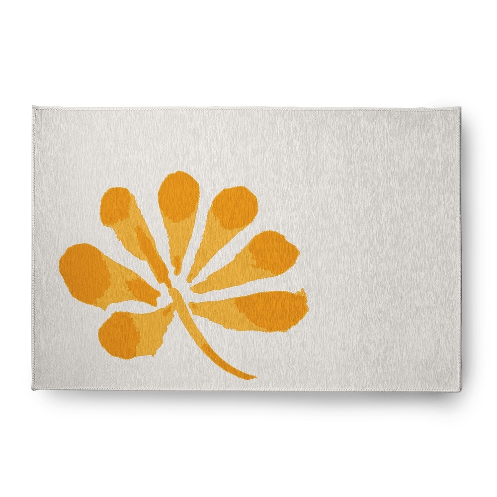 Petals Spring Chenille Indoor/Outdoor Rug