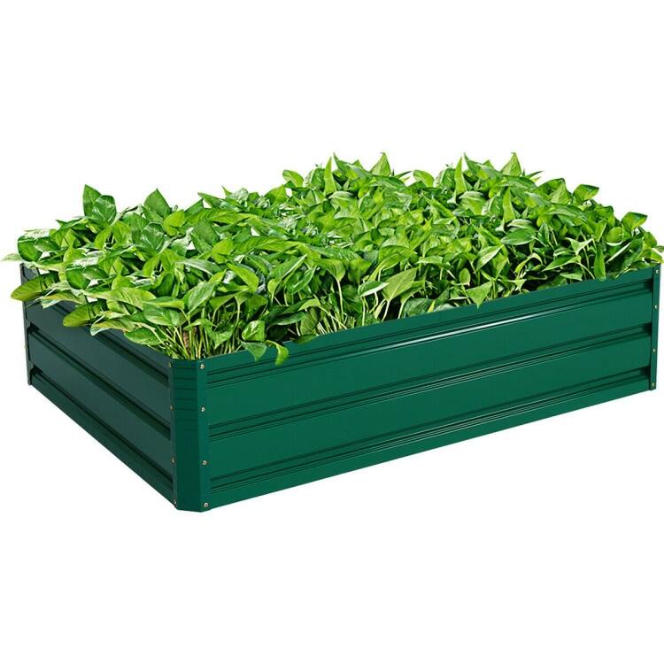 Patio Raised Garden Bed for Vegetable and Flower Planting Outdoors - 47" x 35.5" x 12.0"(L x W x H)