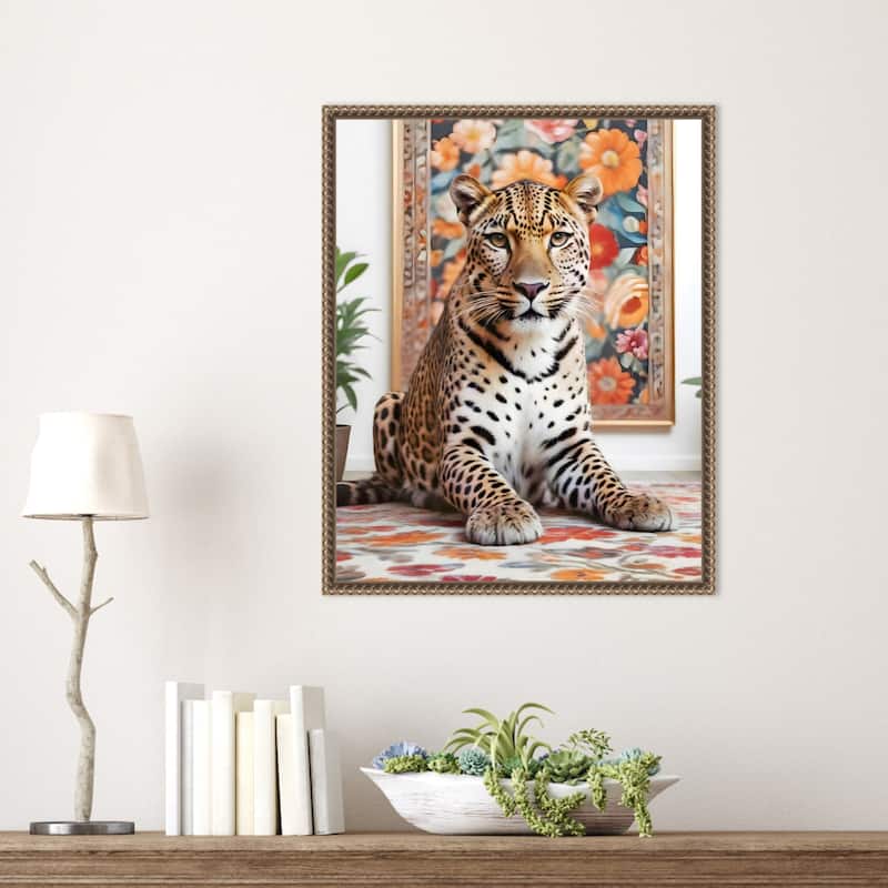 Summer Home by Uma Gokhale Framed Canvas Wall Art