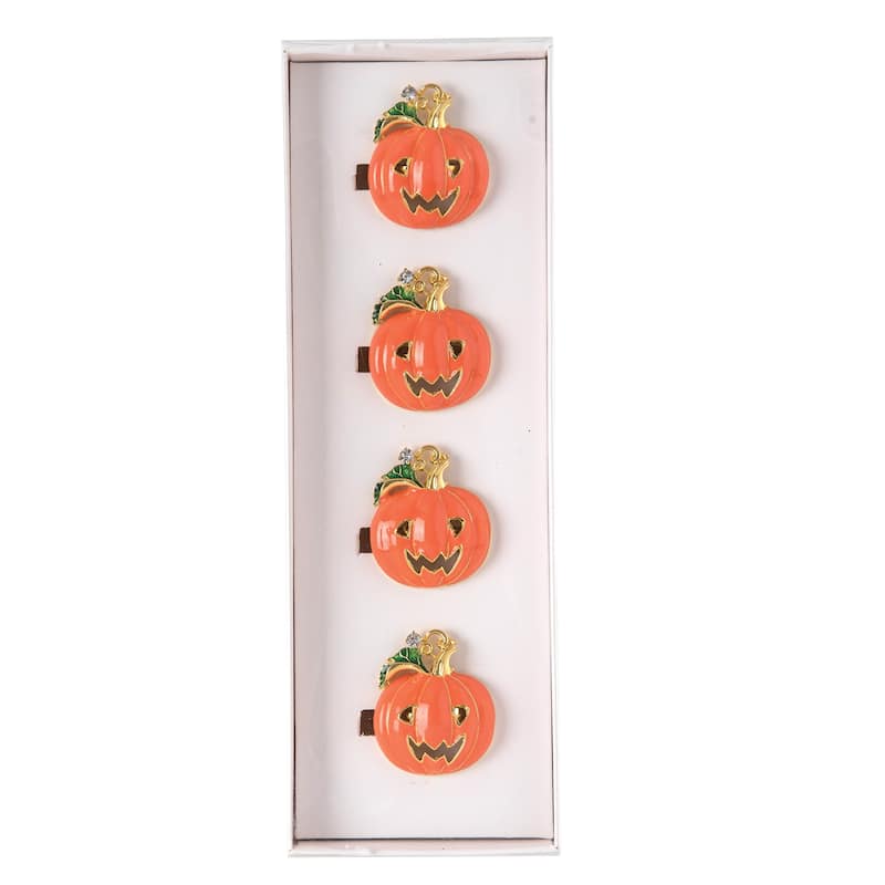 Pumpkin Napkin Ring, Set of 4 - Set of 4