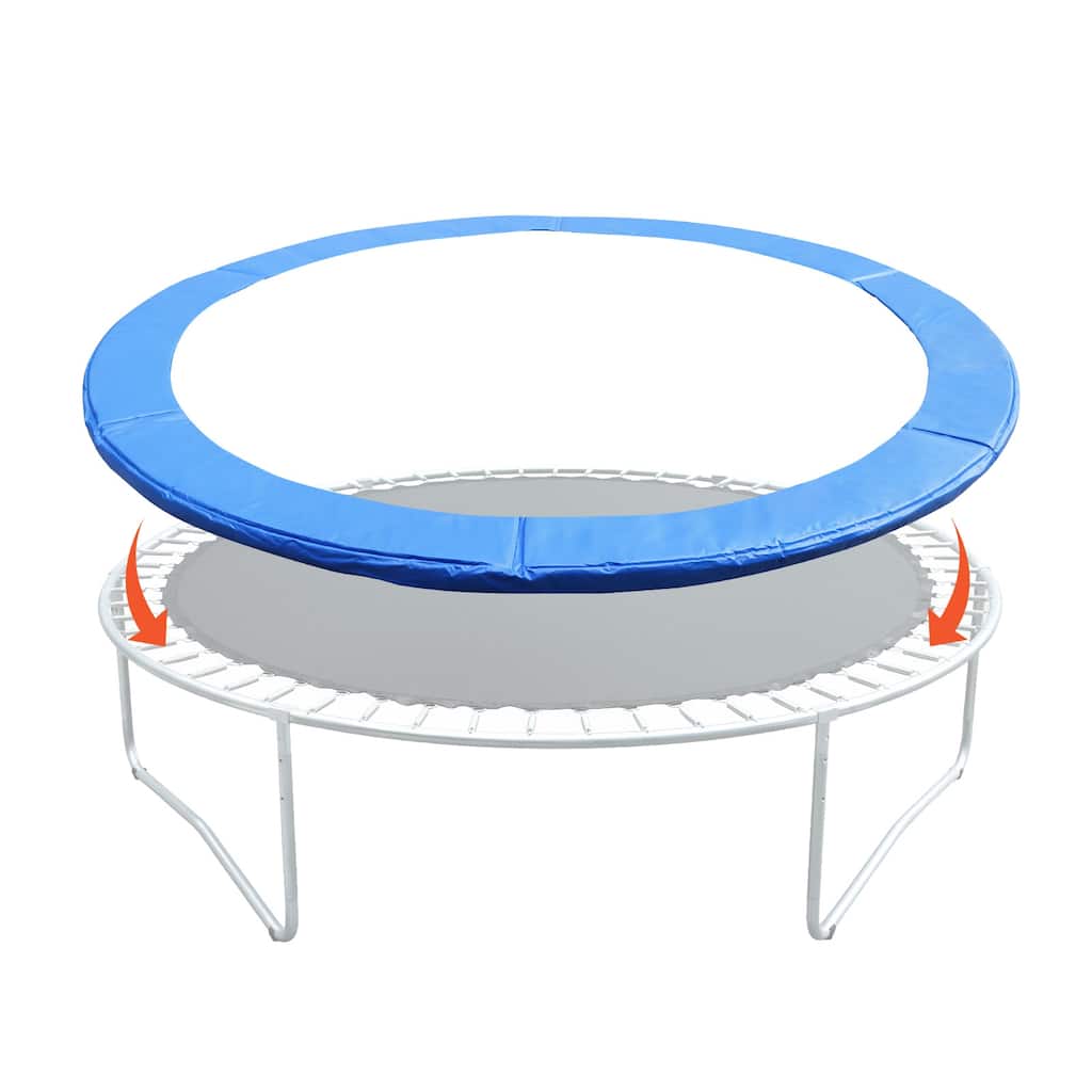 Aoodor Trampoline Safety Pad Replacement, 8FT 10FT 12FT 14FT 15FT Trampoline Spring Cover