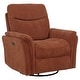 preview thumbnail 16 of 29, Adler Upholstered Power Swivel Glider Recliner