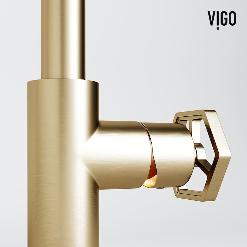 VIGO Ruxton 9" H Single Handle Single Hole Bathroom Faucet