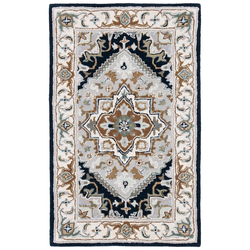 SAFAVIEH Handmade Heritage Asia Traditional Oriental Wool Rug