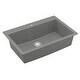 preview thumbnail 38 of 57, Karran QT-812 Top Mount 33 in. Large Single Bowl Quartz Kitchen Sink Kit