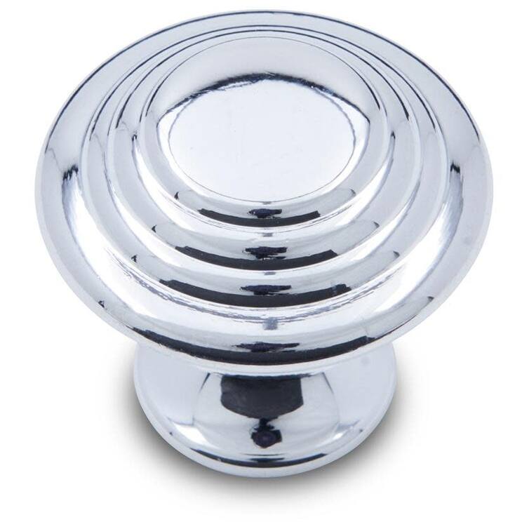 RK International CK 9214 Stepped Ring 1-1/4" Round Solid Metal - Chrome