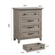 preview thumbnail 3 of 18, 4 Dresser for Bedroom, 34.8" Tall Vertical Drawer Dresser with Large Storage, Freestanding Wooden Closet Chest