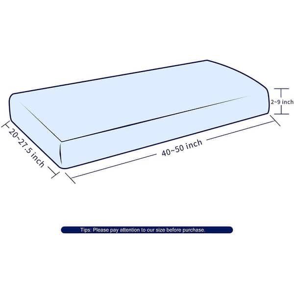 Subrtex Plaid Stretch Sofa Cushion Cover Bed Bath & Beyond 34363064