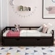 preview thumbnail 10 of 20, Merax Twin/King Expandable Sleeper Daybed with trundle