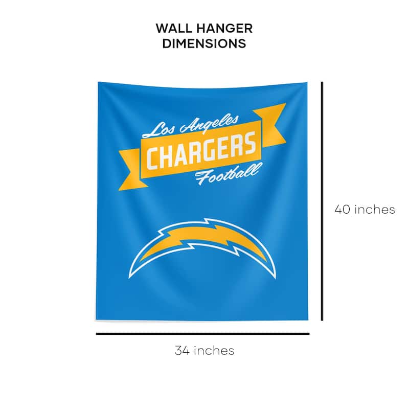 NFL Los Angeles Chargers Premium Wall Hanging - 34"x40"