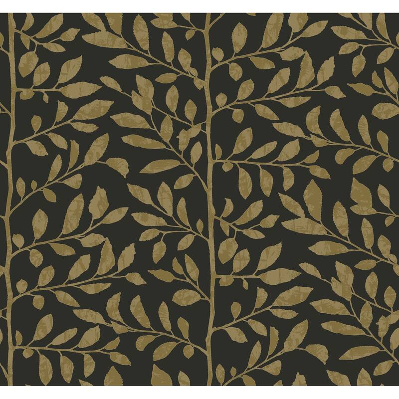 A-Street Prints Sagecrest Black Sapling Wallpaper