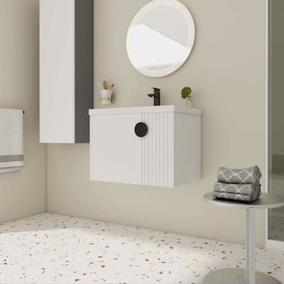 28 Inch Bathroom Vanity with Ceramic Sink