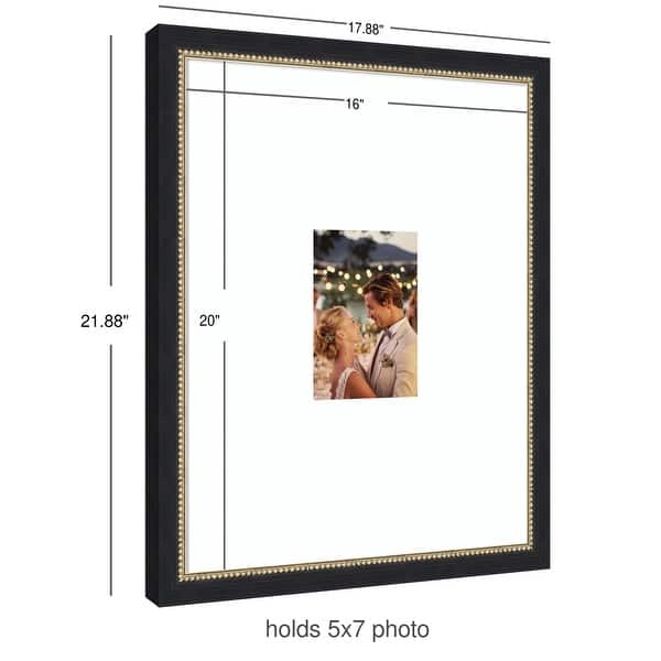 dimension image slide 1 of 8, Kate and Laurel Belmont Black Photo Frame