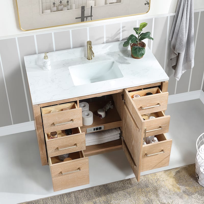 Miseno MV-705748 San 48" Free Standing Single Basin Vanity Set with