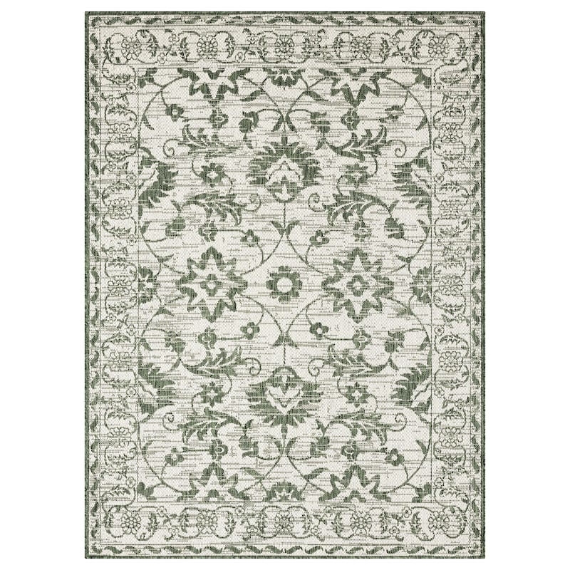 Nicole Miller New York Patio Country Ayala Floral Indoor/ Outdoor Rug