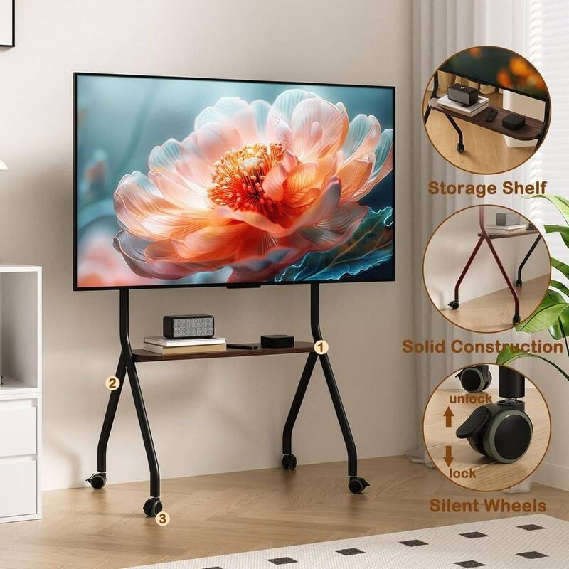 Rolling TV Stand