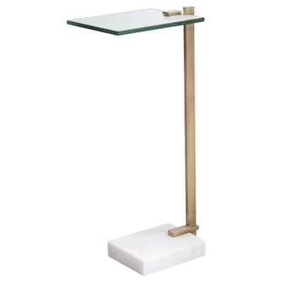 Uttermost Butler Brushed Brass Accent Table