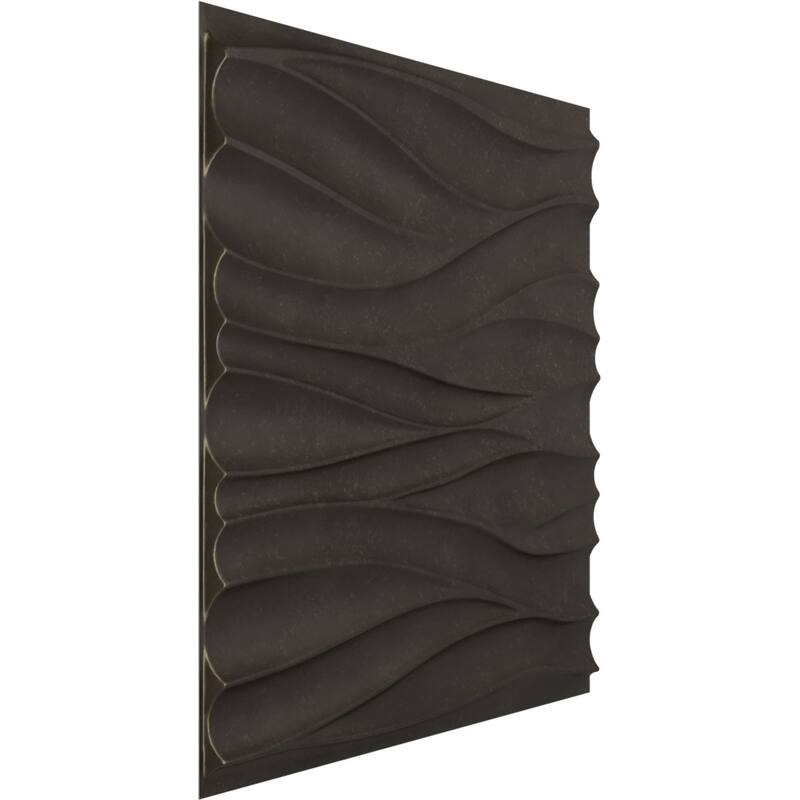19 5/8"W x 19 5/8"H Ripple EnduraWall Decorative 3D Wall Panel