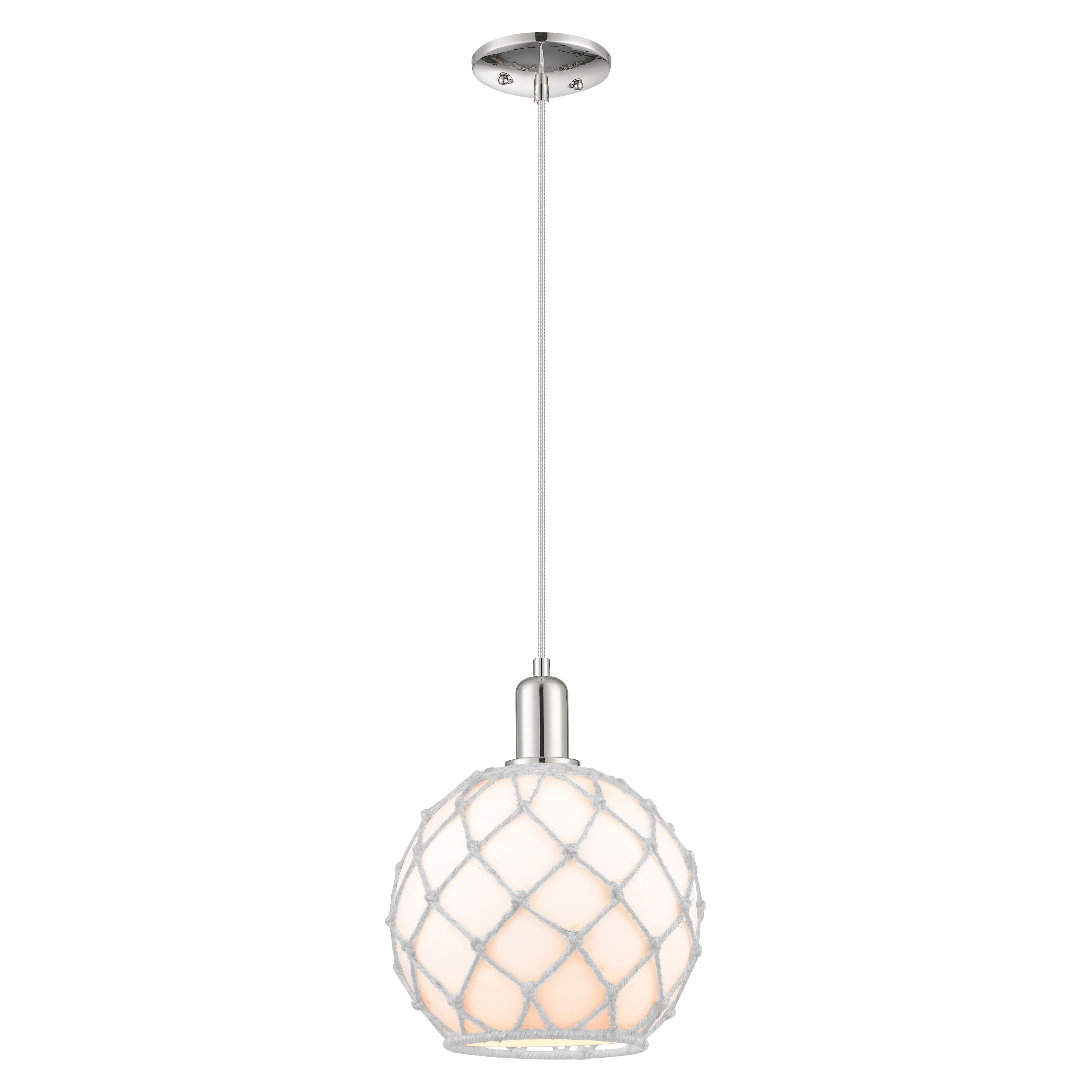 Innovations Lighting Endless Possibilities Arcadia - Farmhouse Rope - 1 Light 10" Cord Hung Mini Pendant