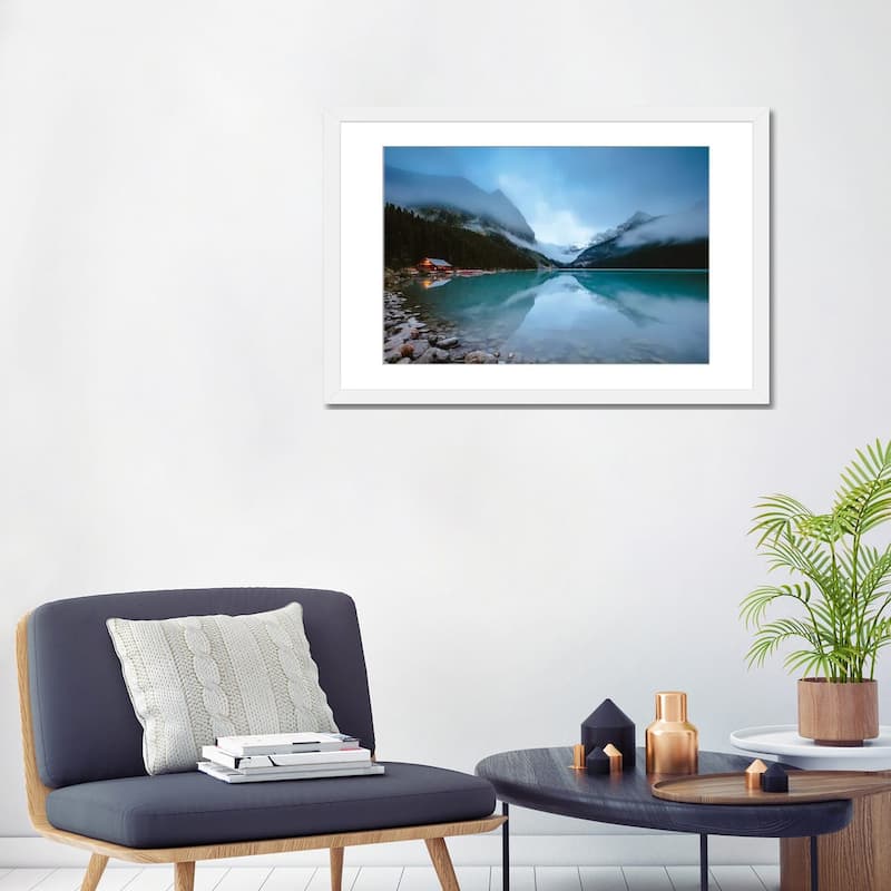iCanvas "Dawn At Lake Louise" by Matteo Colombo PFA