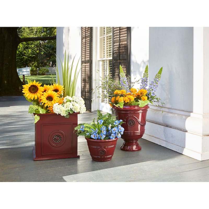 Southern Patio Porter Resin Urn Planter