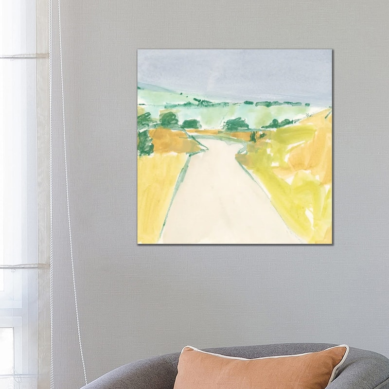 iCanvas "Country Road Sketch II" by Victoria Barnes Canvas Print - 26x26x1.5