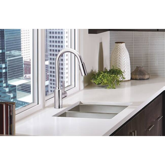 Moen Genta LX Pull-Down Spray Kitchen Faucet with PowerClean