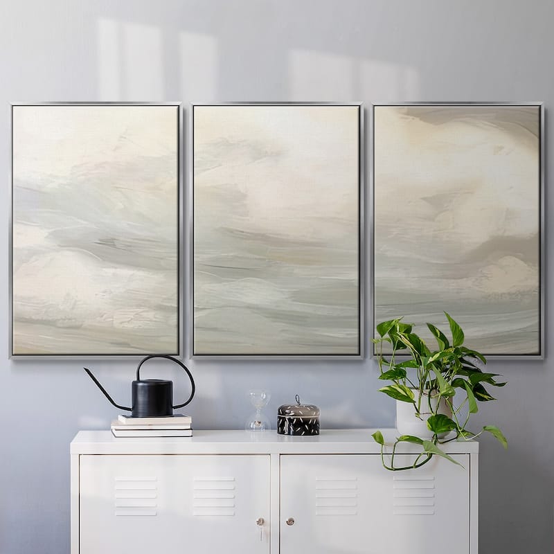 Muted Sky Horizon I - Multi Piece Framed Canvas
