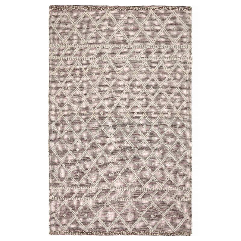 ECARPETGALLERY Braid weave Sienna Grey Wool Rug - 5'0 x 9'10 - Grey - 5'0 x 9'10