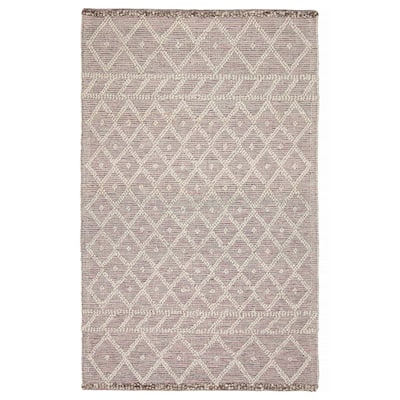ECARPETGALLERY Braid weave Sienna Grey Wool Rug - 5'0 x 9'10