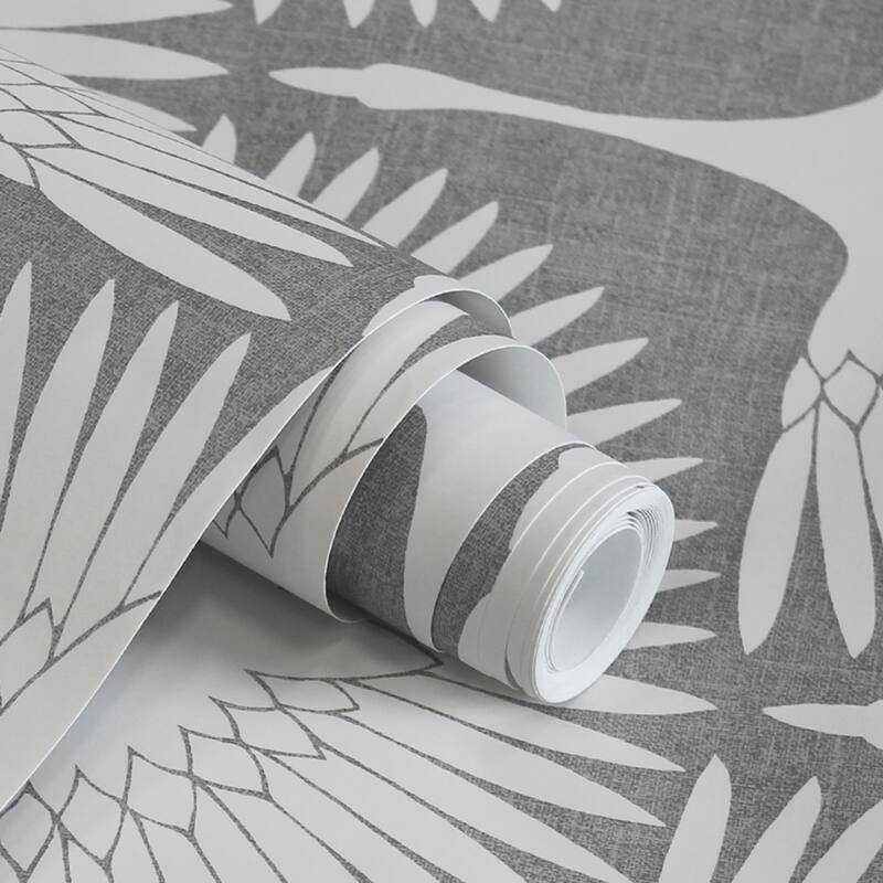 Genevieve Gorder Feather Flock Removable Peel and Stick Wallpaper