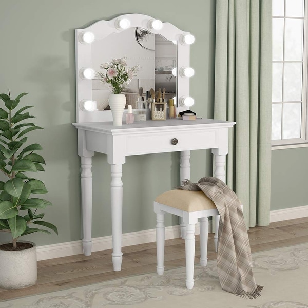 46+ Makeup Vanity Set With Lighted Mirror PNG