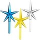 preview thumbnail 6 of 5, Ceramic Christmas Tree Replacement Lights 108 Blue Bulbs 3 Stars