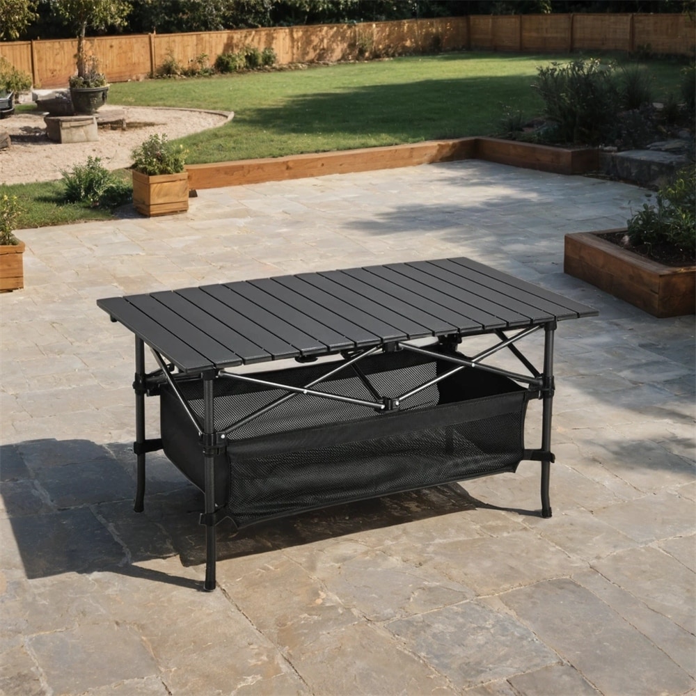 Camping Table That Fold up Lightweight,Folding Table Roll Up Table