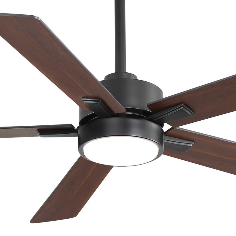 52-IN LED Ceiling Fan with Light Kit and Remote- 5 Blade