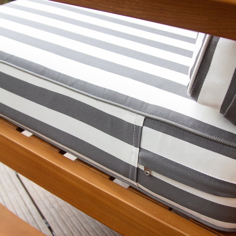 Cambridge Casual Leon 3-Piece Teak Outdoor Rocking Chair Set