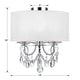 preview thumbnail 4 of 2, Othello 3 Light Polished Chrome Ceiling Mount - 14"W x 15"H