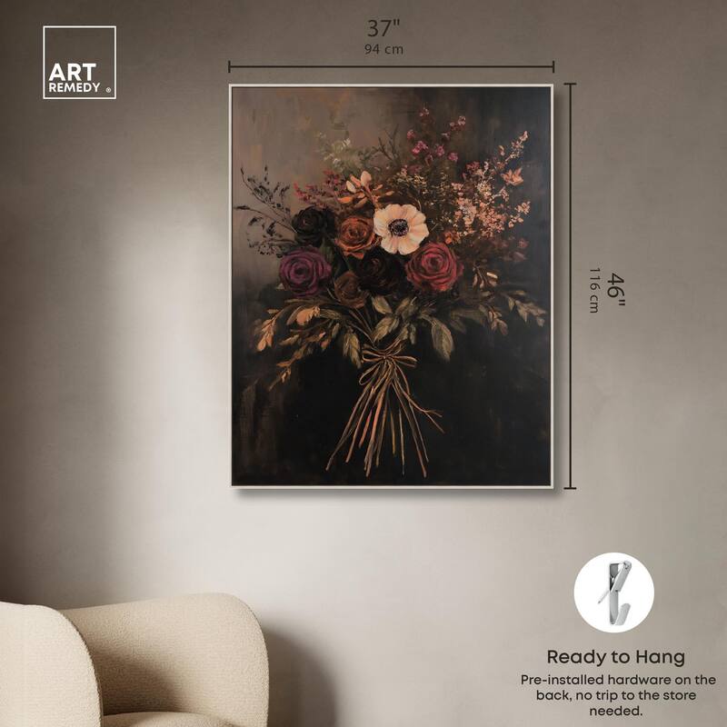 Smoldering Bouquet II Canvas by Art Remedy