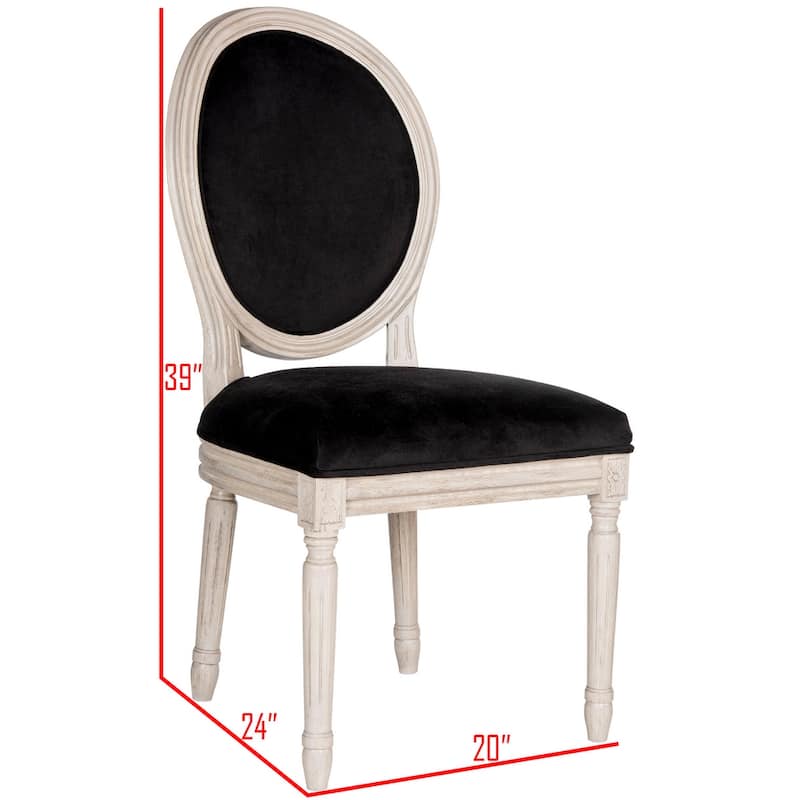 SAFAVIEH Rona Parisian Oval Dining Chair (Set of 2) - 20Wx20Dx39H