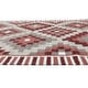 preview thumbnail 5 of 11, NuStory Mosaic Panja Collection Hand-Made Contemporary Area Rug in Red