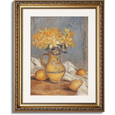 Gold Framed Kitchen Wall Art, Home Rustic Farmhouse Wall Decor