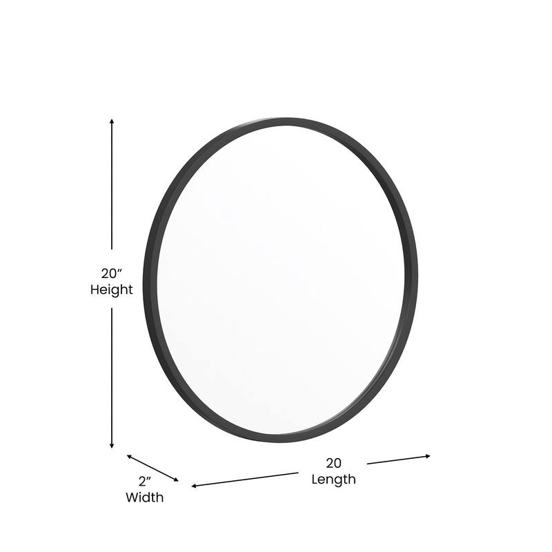 James Allan FFMIR45721 Julianne 20" Diameter Circular Beveled Metal