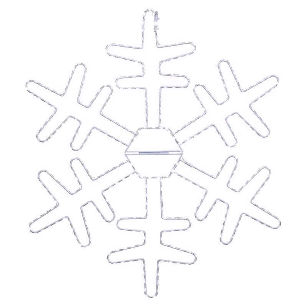 Celebrations LED Pure White Snowflake 24 in. Hanging Decor
