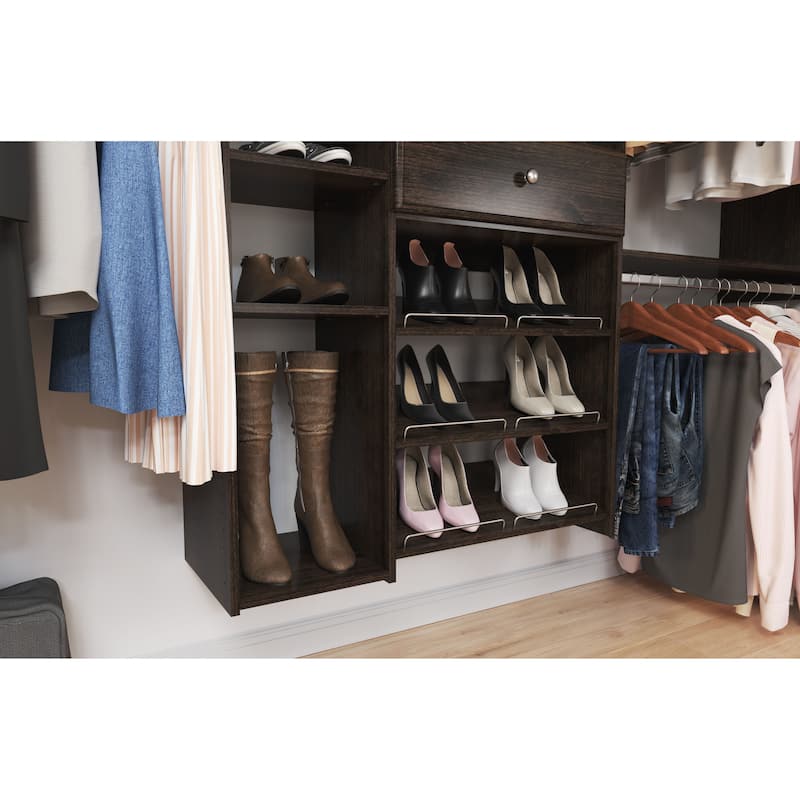 Easy Track 9 Ft. W. Premium Laminate Closet Kit