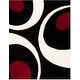 preview thumbnail 8 of 48, SAFAVIEH Florida Shag Jayati Abstract 1.2-inch Thick Rug