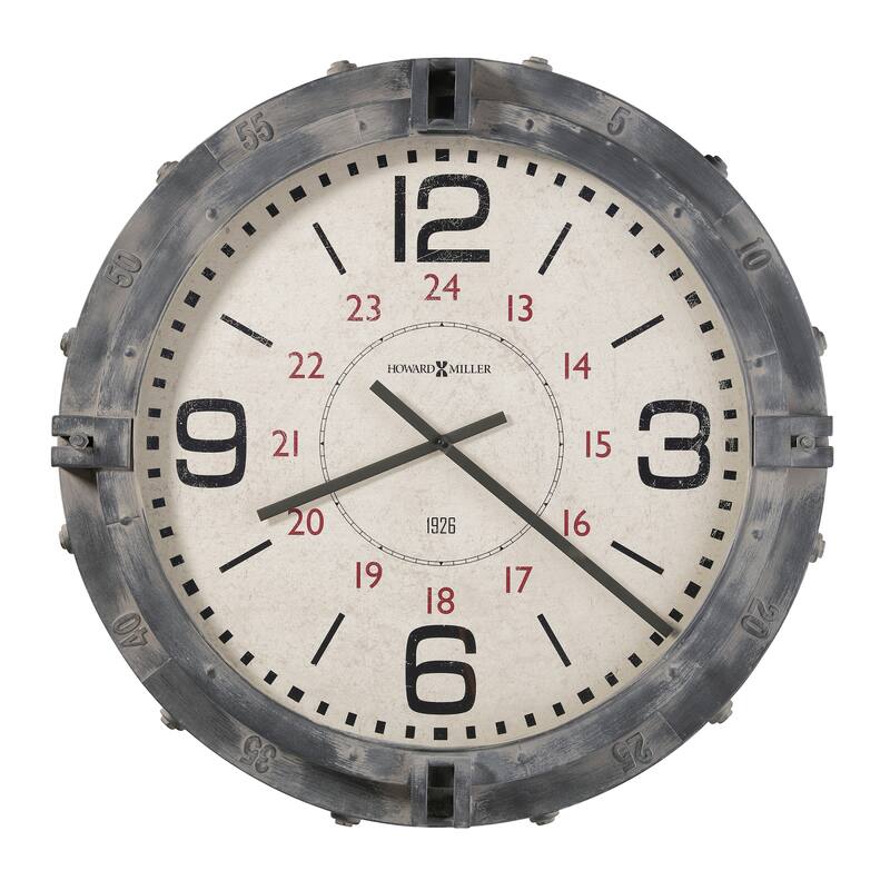 Howard Miller Seven Seas, Coastal, Nautical, Rustic and Industrial Style Wall Clock, Reloj de Pared