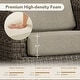 preview thumbnail 15 of 78, Patio Wicker Furniture Set Outdoor Rattan Bistro Set