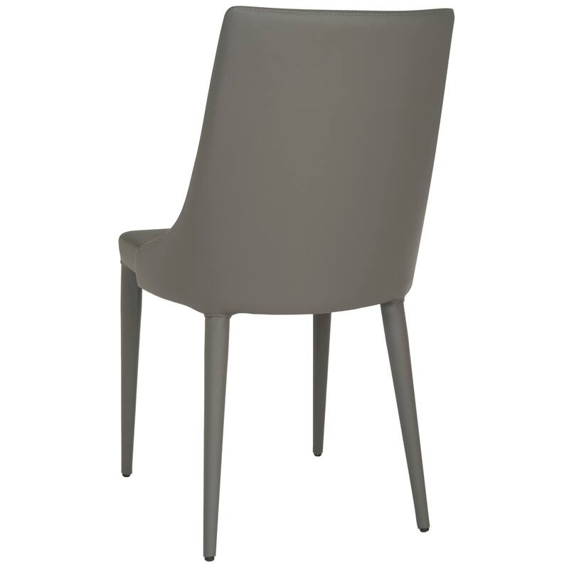 SAFAVIEH Socorro Mid-Century Modern White Dining Chair (Set of 2) - 23.6" x 19.6" x 35.5" - 24Wx20Dx36H